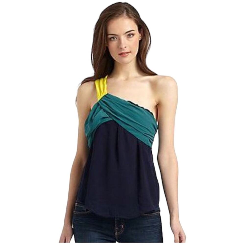Patterson J Kincaid Era One Shoulder Top Medium NWT